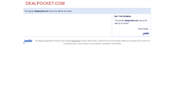 Desktop Screenshot of dealpocket.com