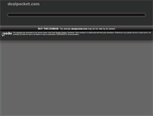 Tablet Screenshot of dealpocket.com